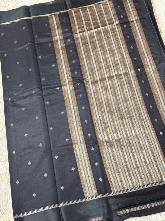 Silk Cotton : Black - TN046