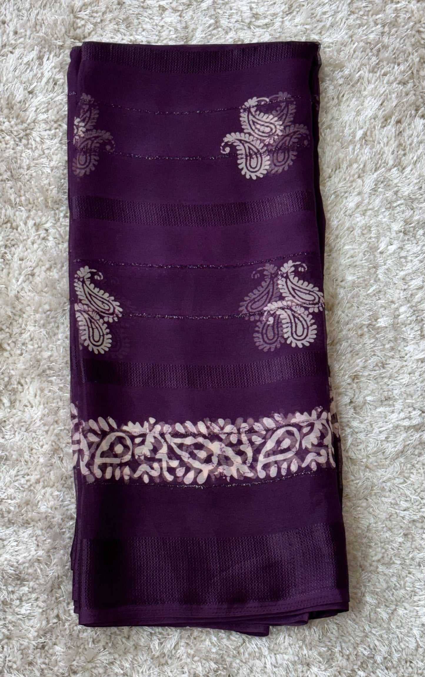 Soft Georgette : Deep Purple - TN019