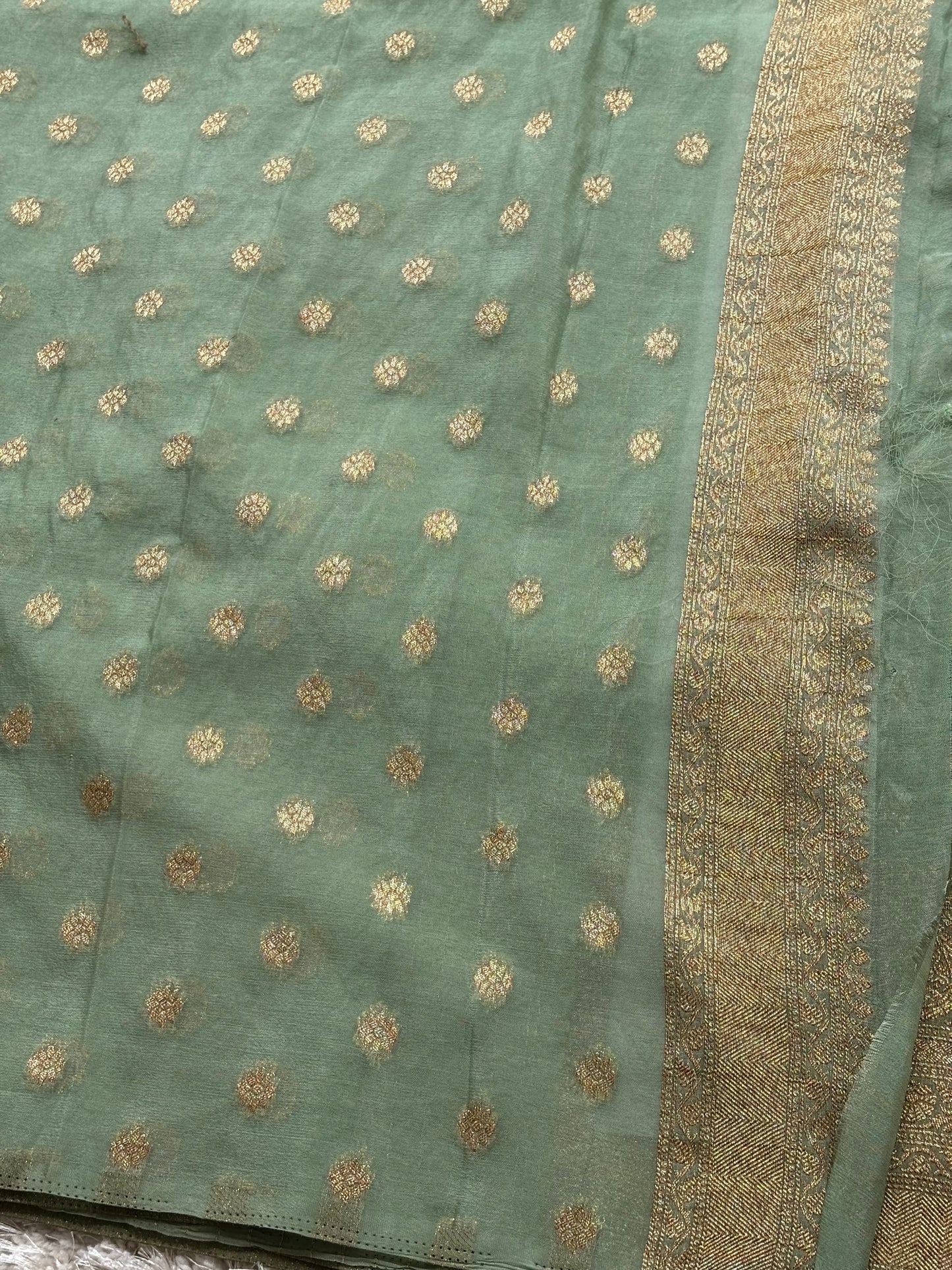 Crepe Georgette : Green - TN138