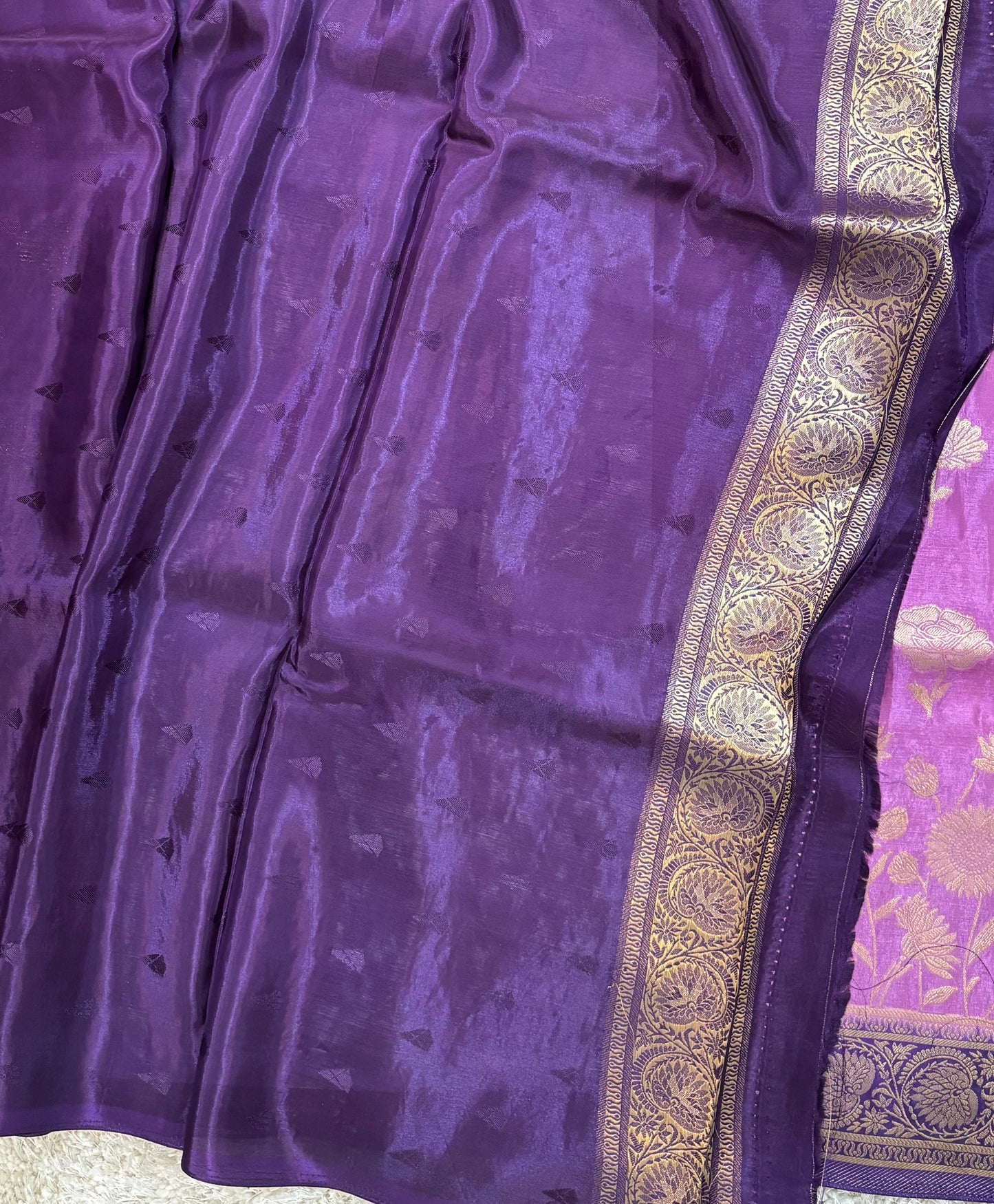 BANARASI SILK : PURPLE - TN003