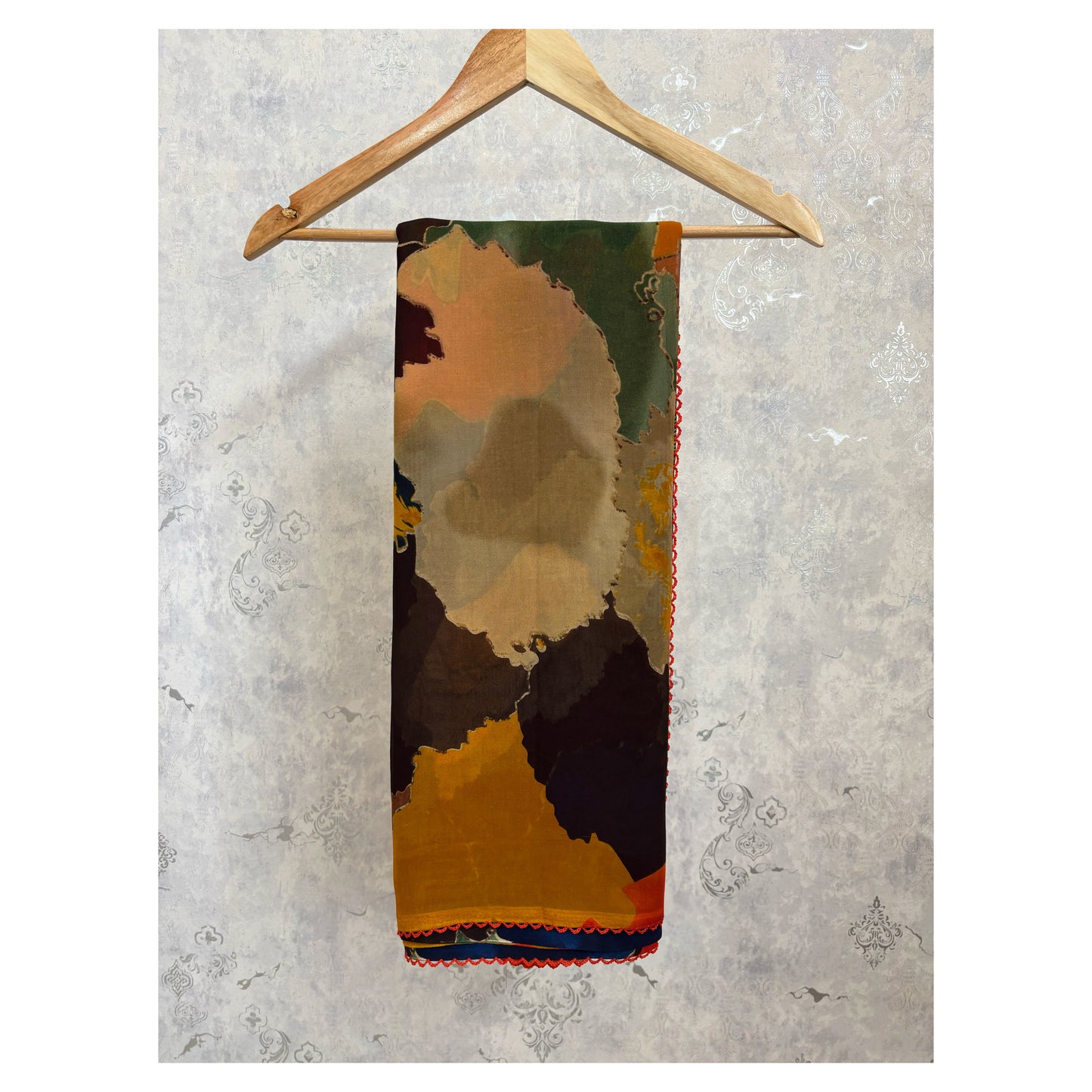 Georgette Saree : Multicolor - TN133