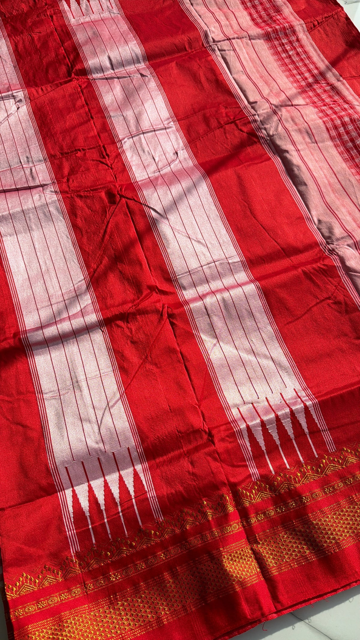 Red Ilkal Saree - TN440