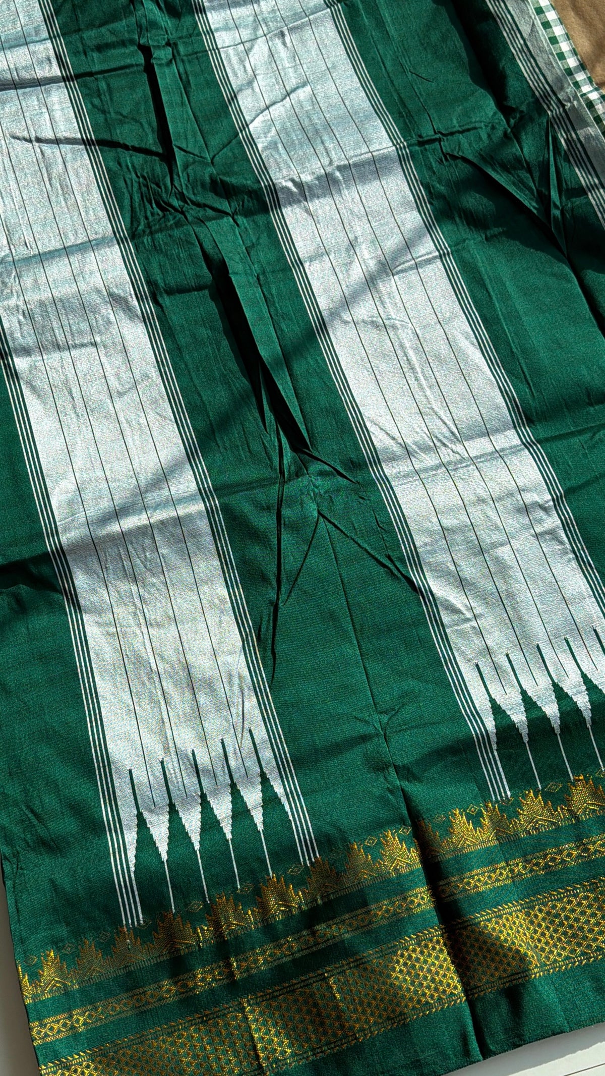 Green Ilkal Saree - TN442