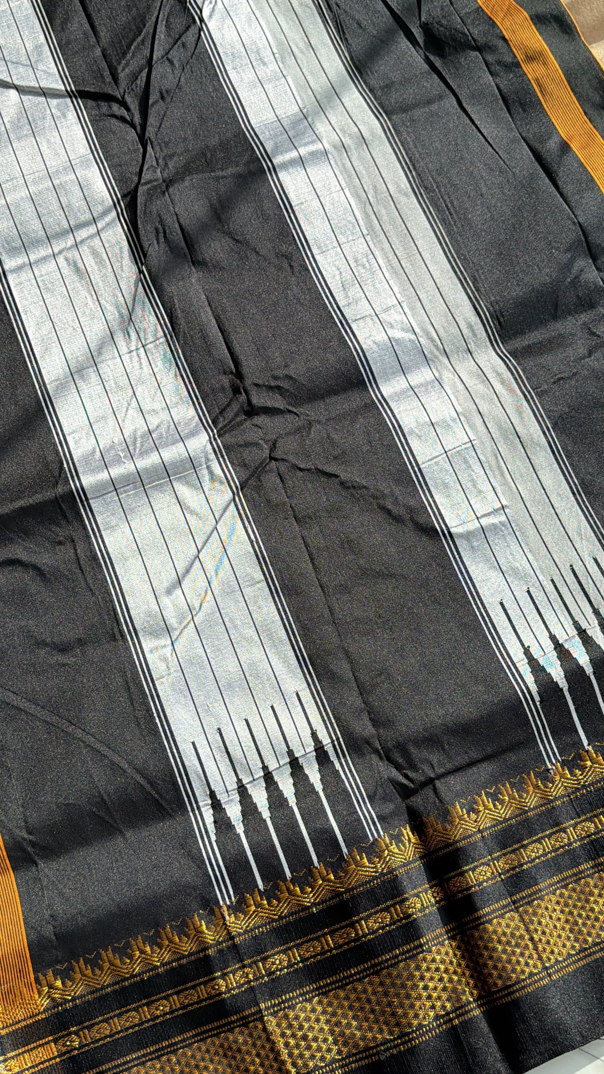 Black Ilkal Saree - TN443