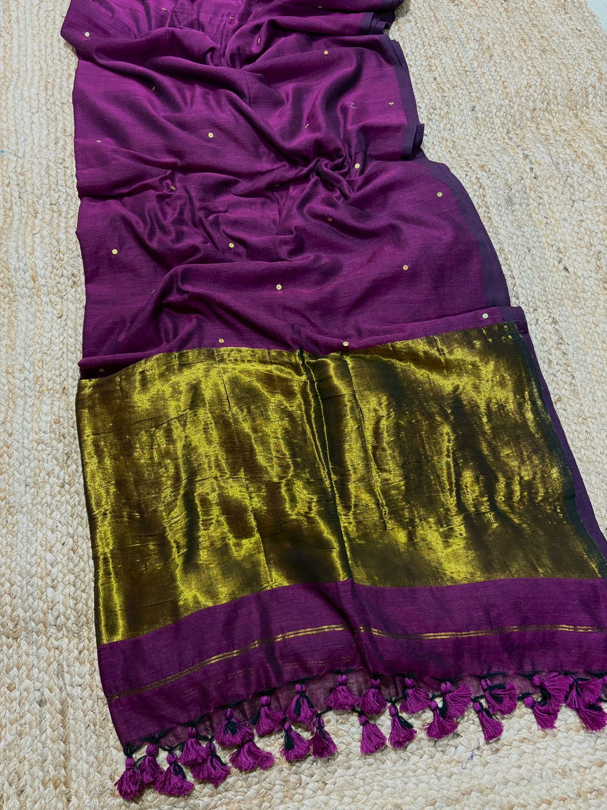 Mul Cotton : Purple - TN164