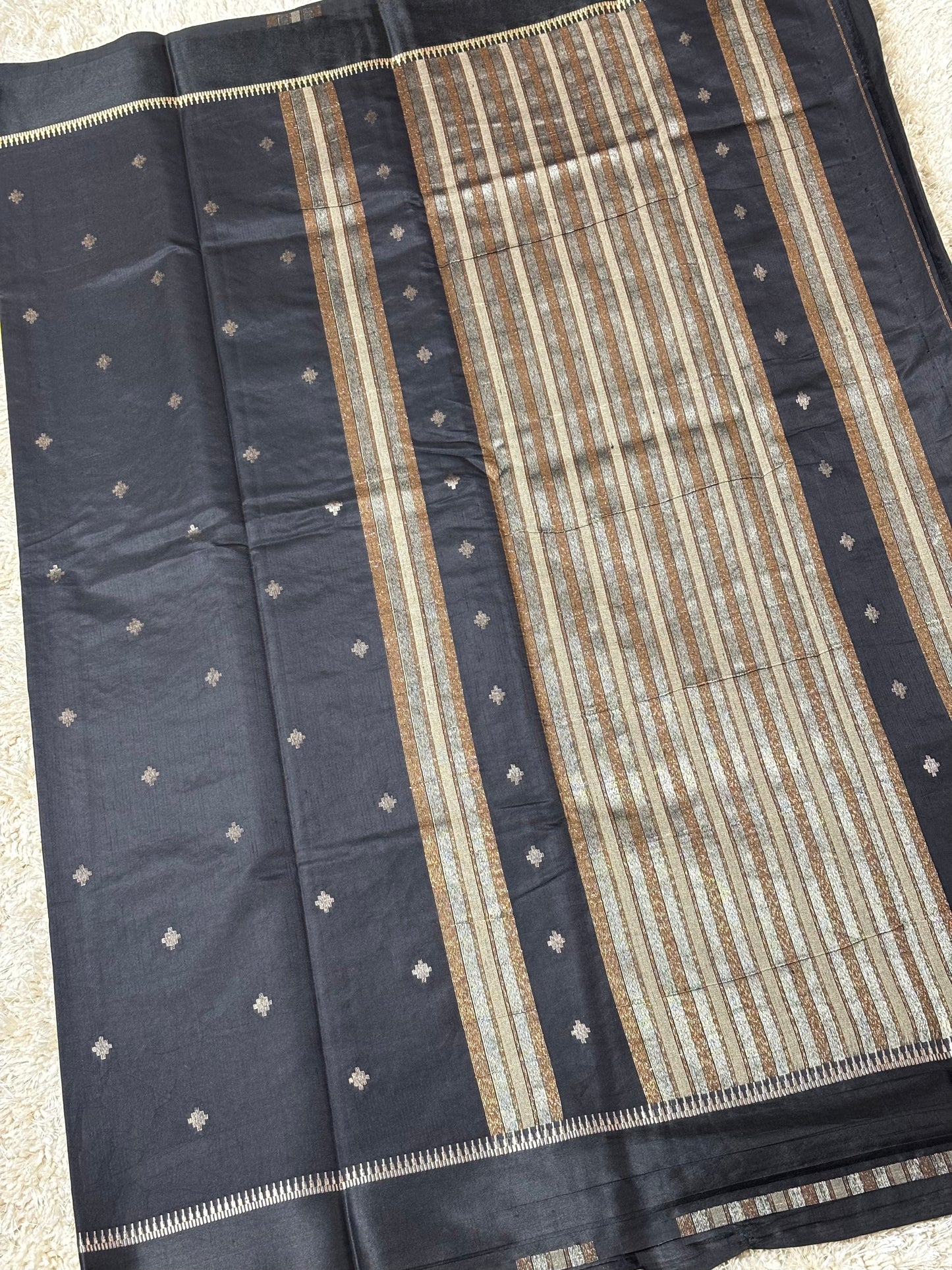 Silk Cotton : Black - TN046