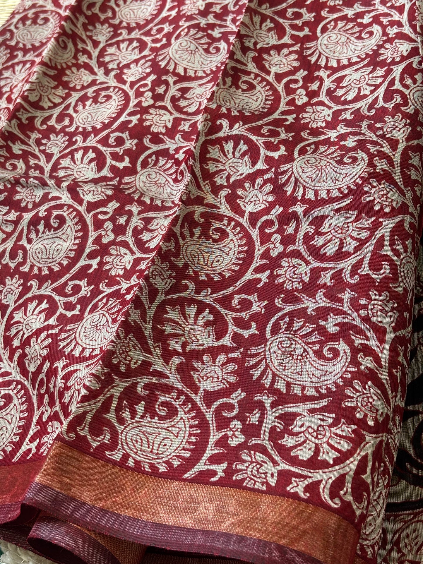 Mashru Silk : Black - TN031