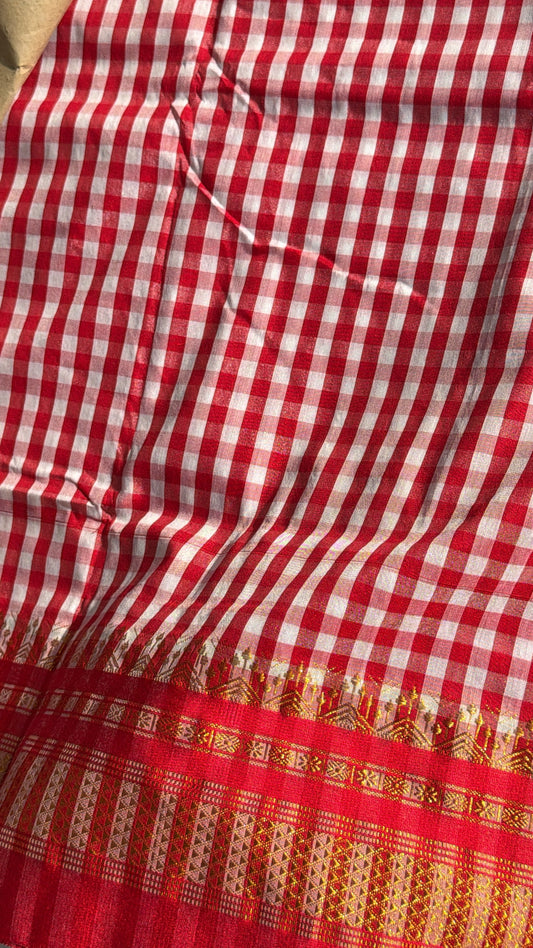 Red Ilkal Saree - TN440