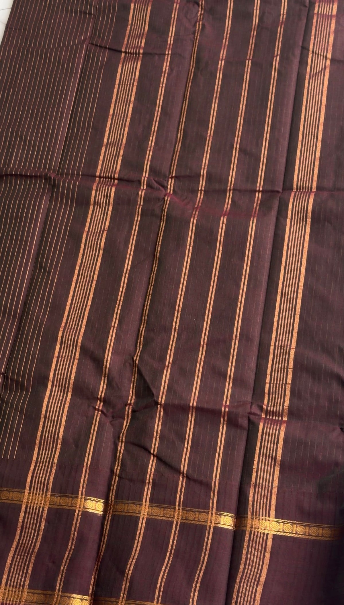 Brown Dual-Tone kanchi cotton - TN430