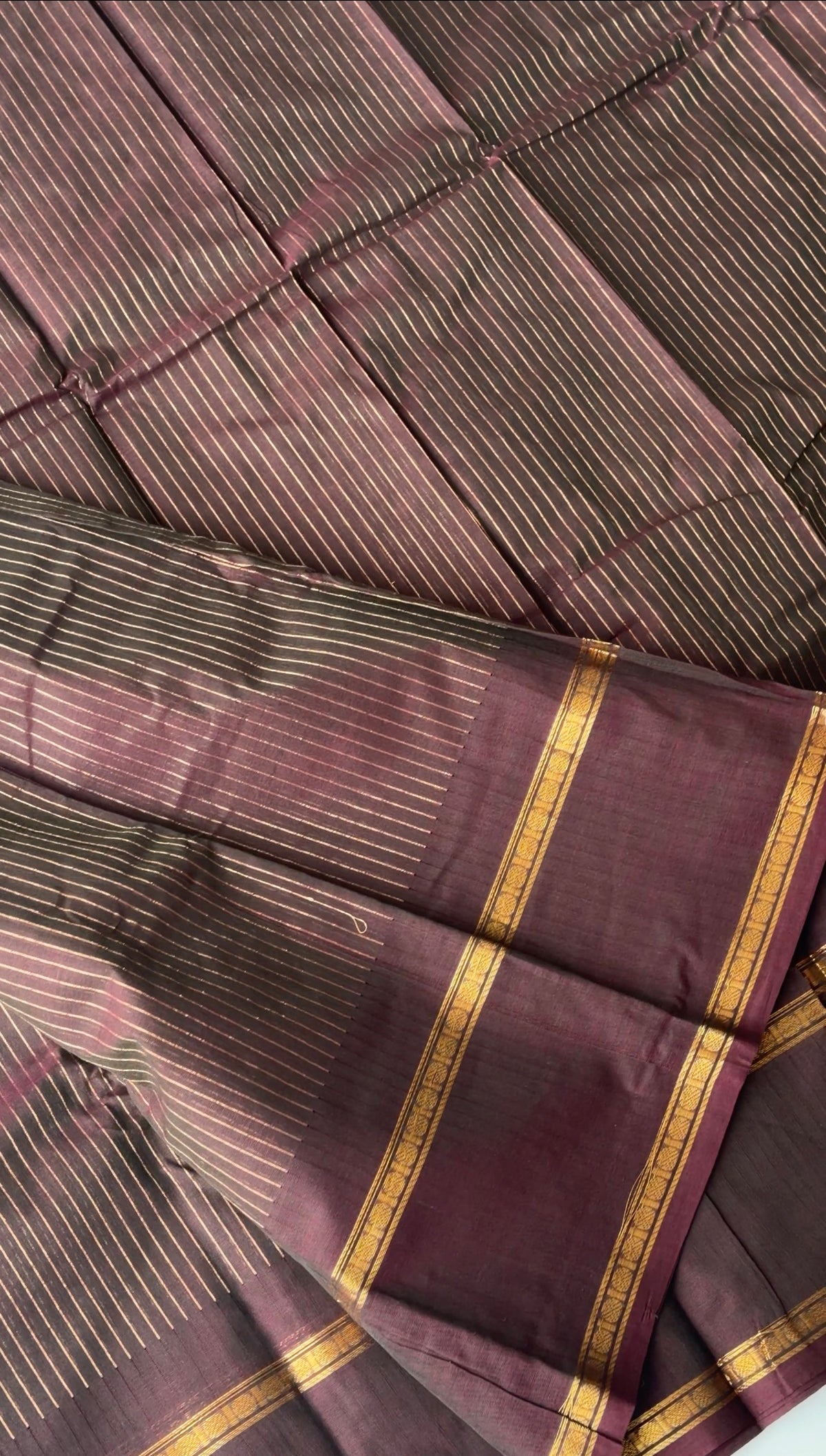 Brown Dual-Tone kanchi cotton - TN430
