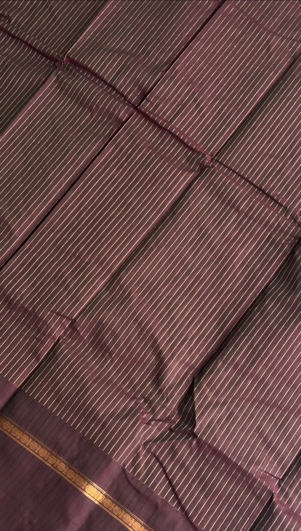 Brown Dual-Tone kanchi cotton - TN430