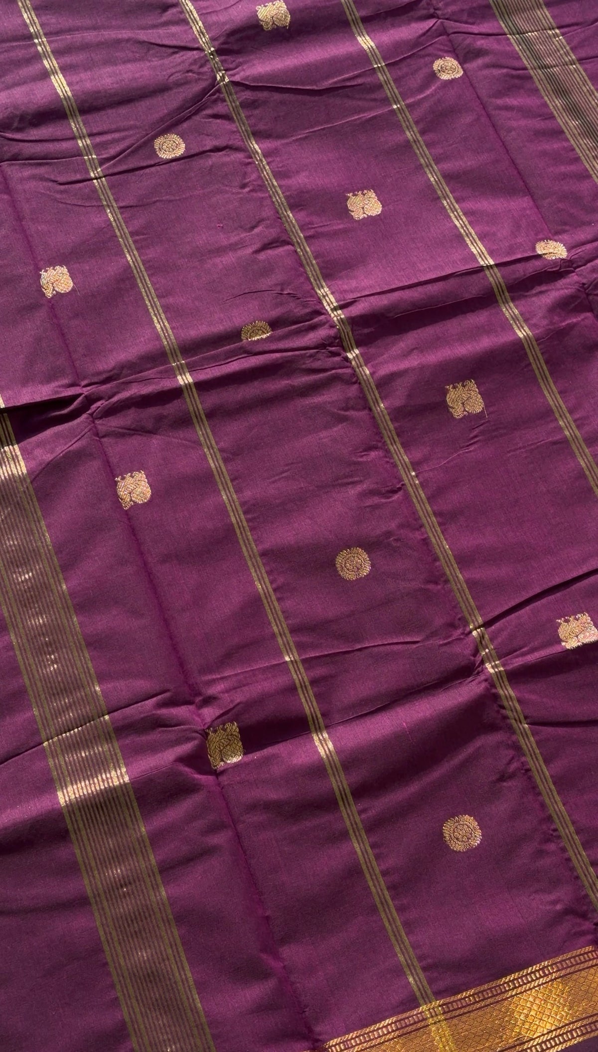 Purple Kanchi cotton - TN435