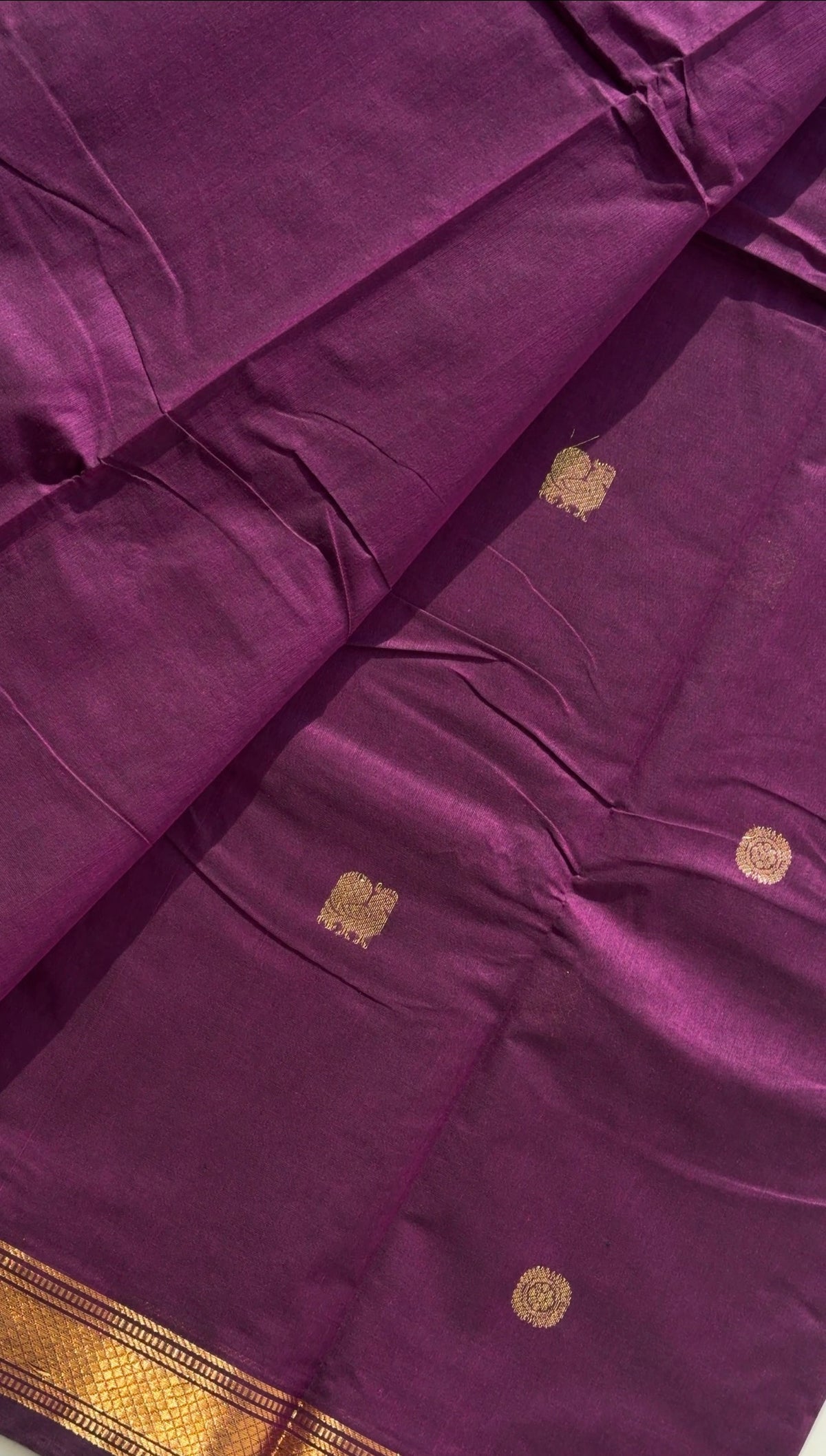 Purple Kanchi cotton - TN435