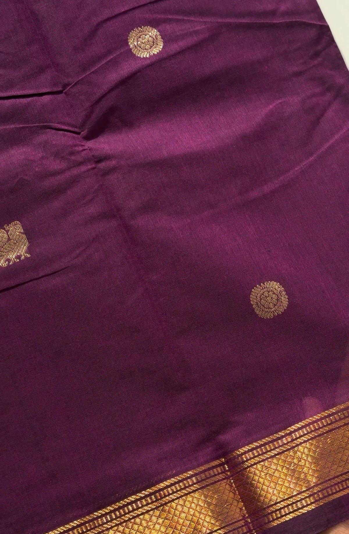 Purple Kanchi cotton - TN435