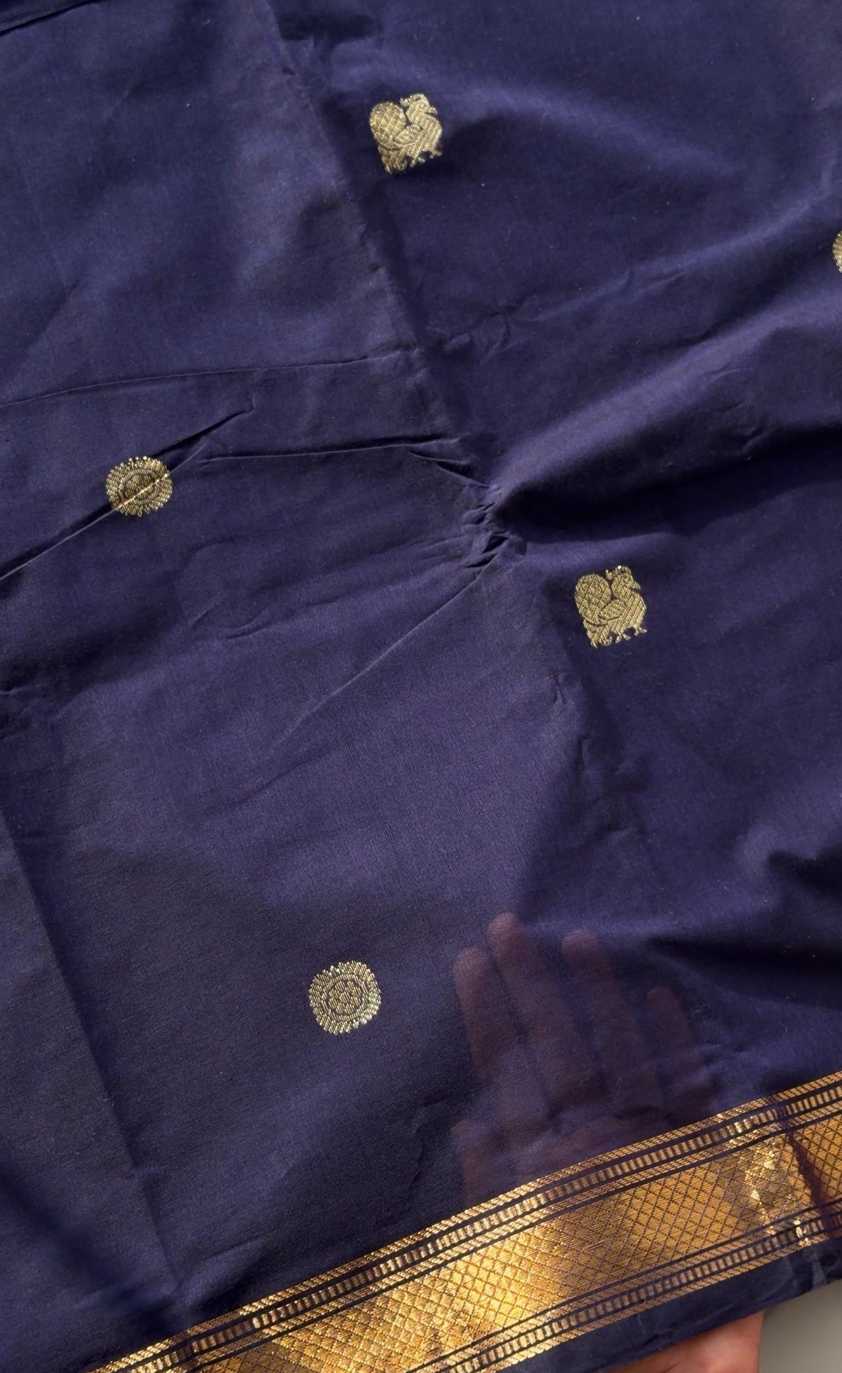 Deep Blue Kanchi cotton - TN436