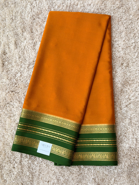 Yellow & Green - Partly Pallu - TN205