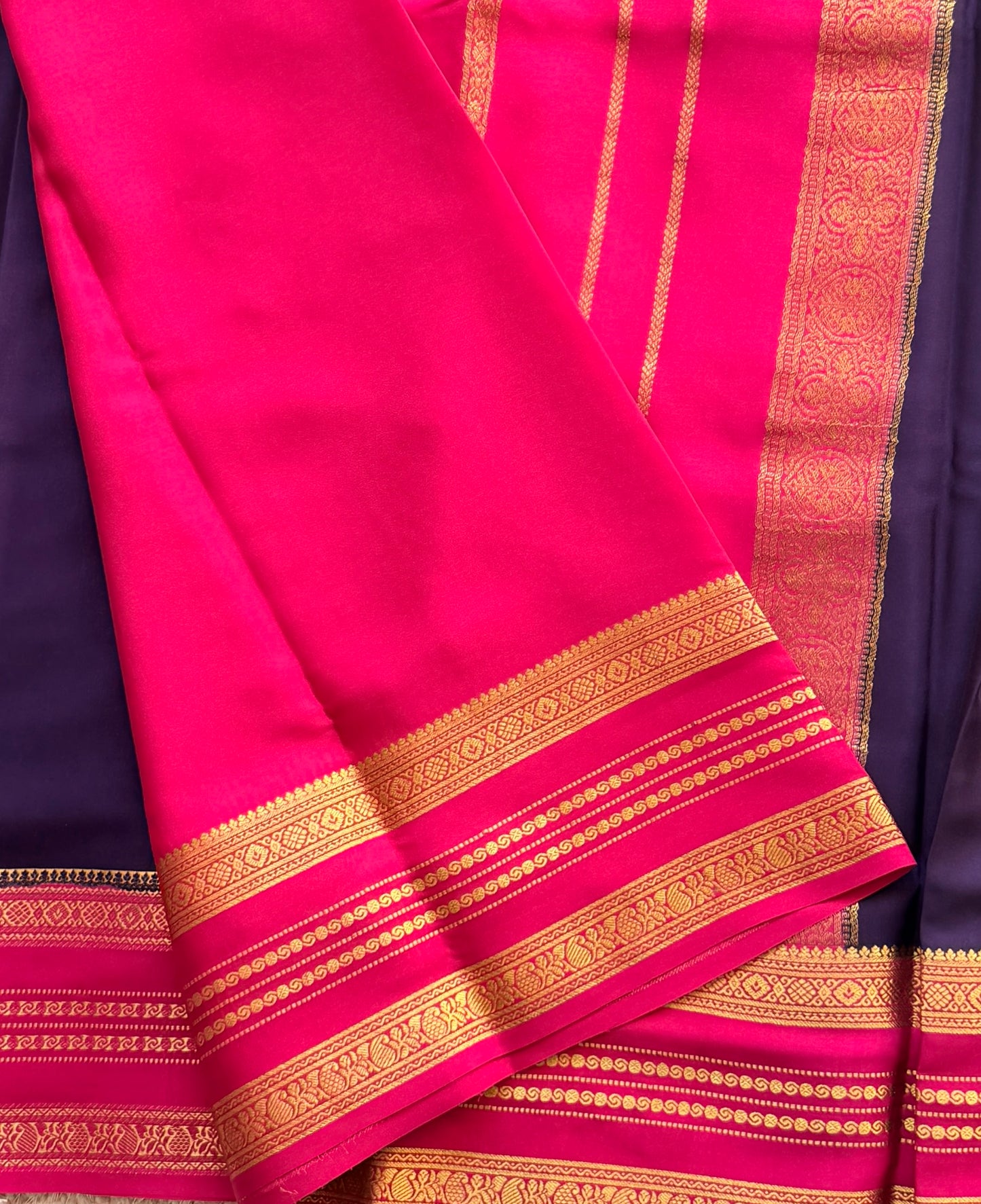 Navy Blue & Pink