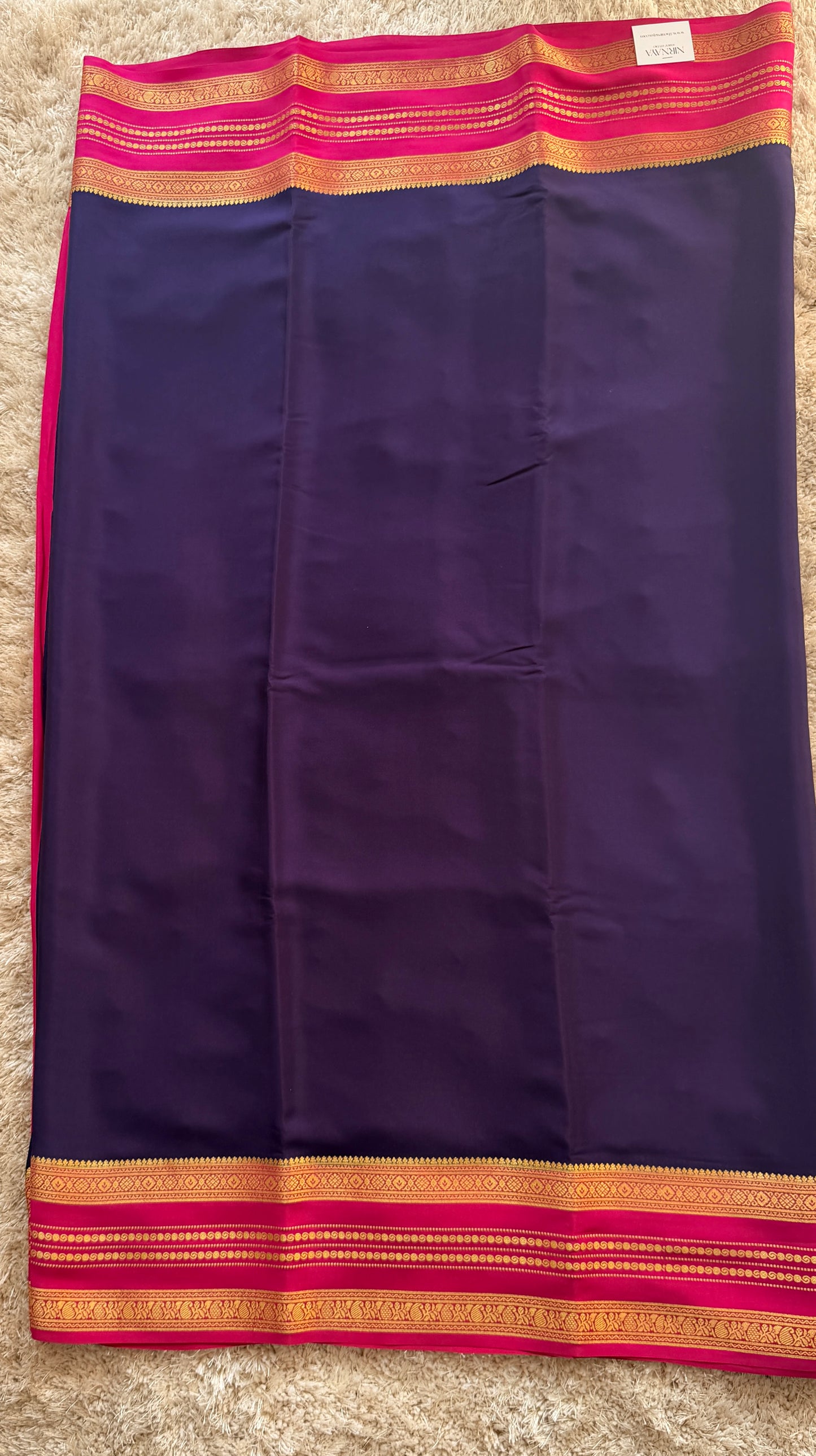 Navy Blue & Pink
