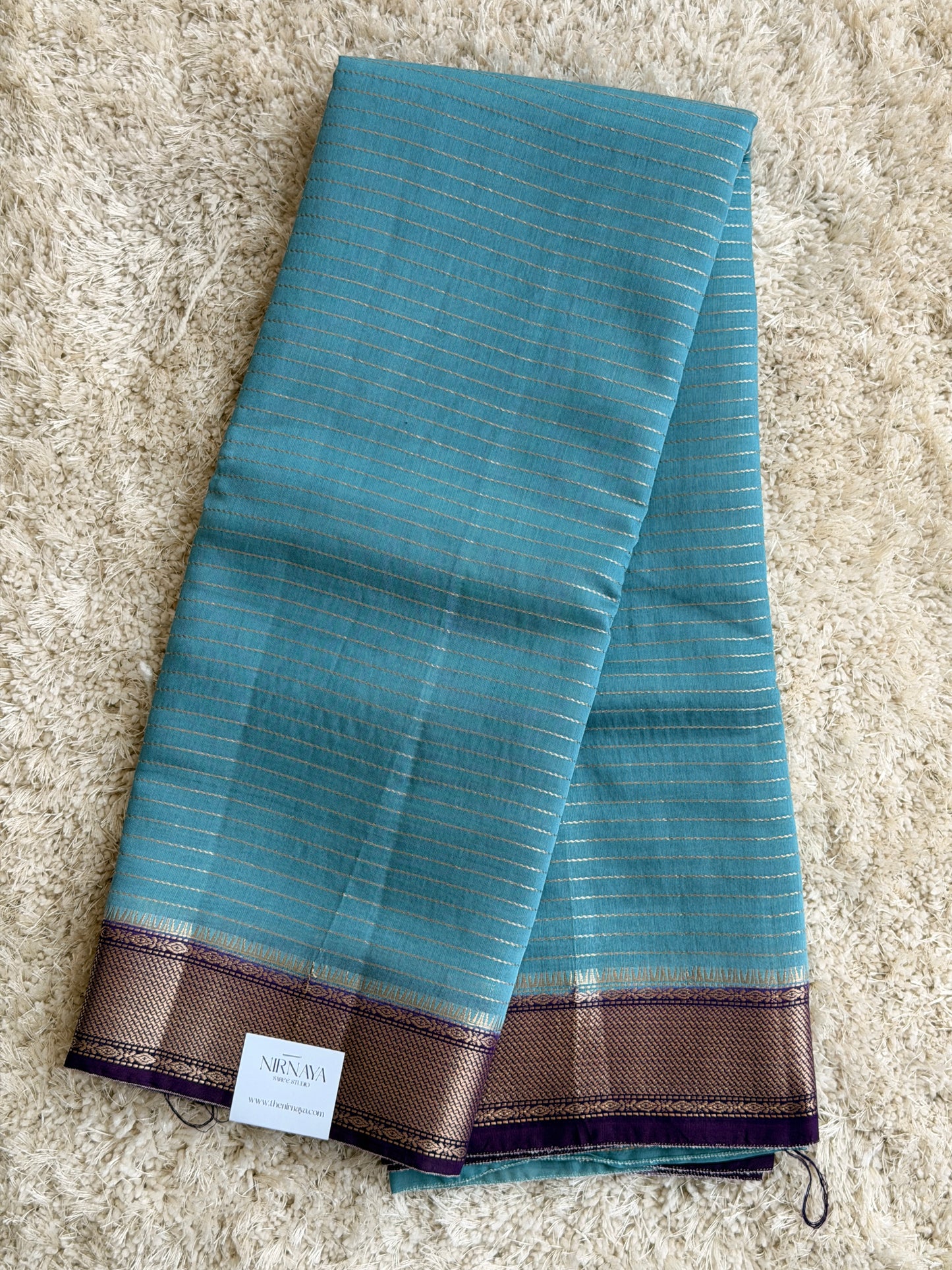 Sea Blue with Violet Border - TN256