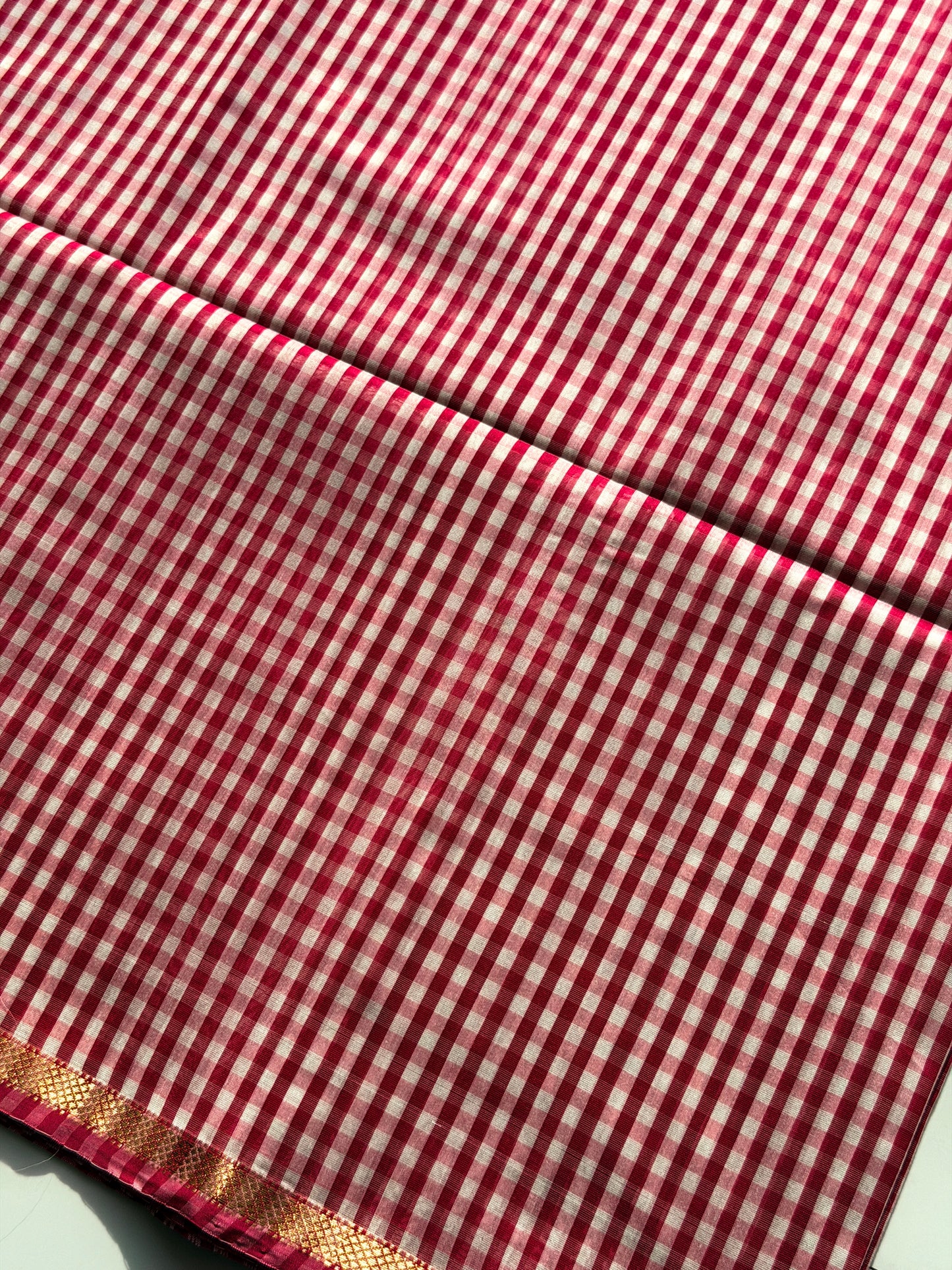 Handloom Maheshwari Pink - TN342