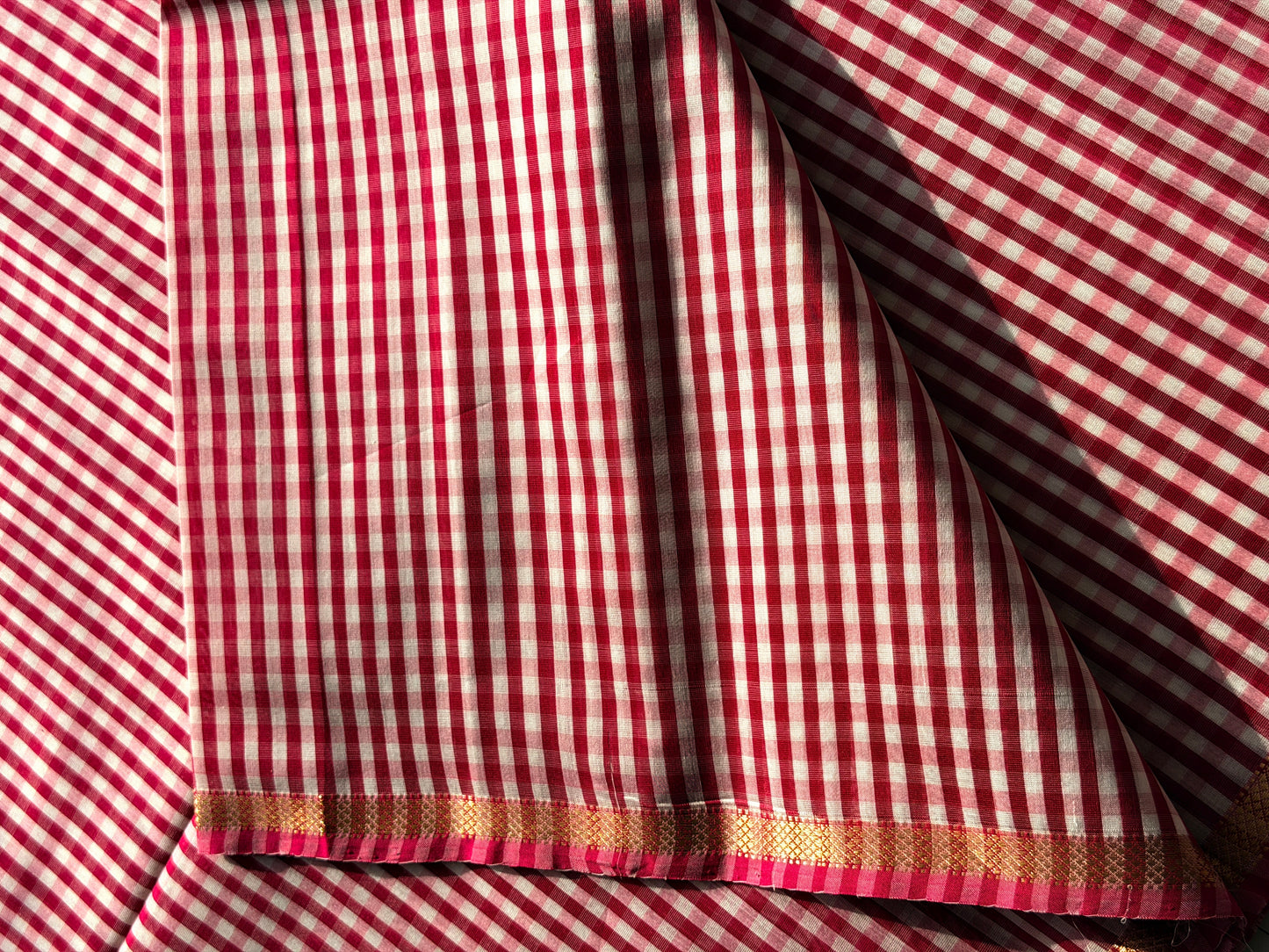 Handloom Maheshwari Pink - TN342