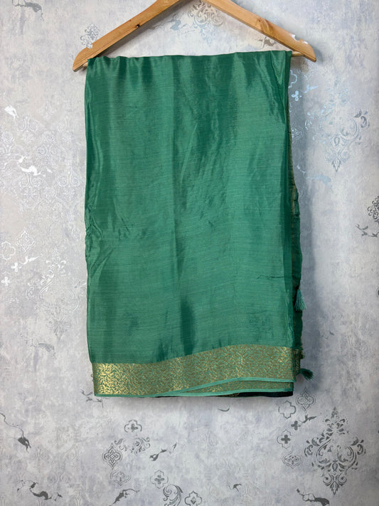 Satin Silk : Green - TN059