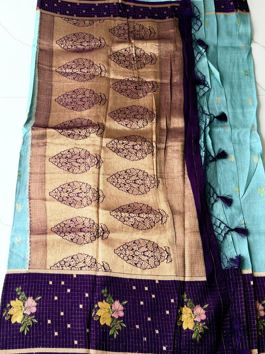 Sky Blue & Purple - TN362
