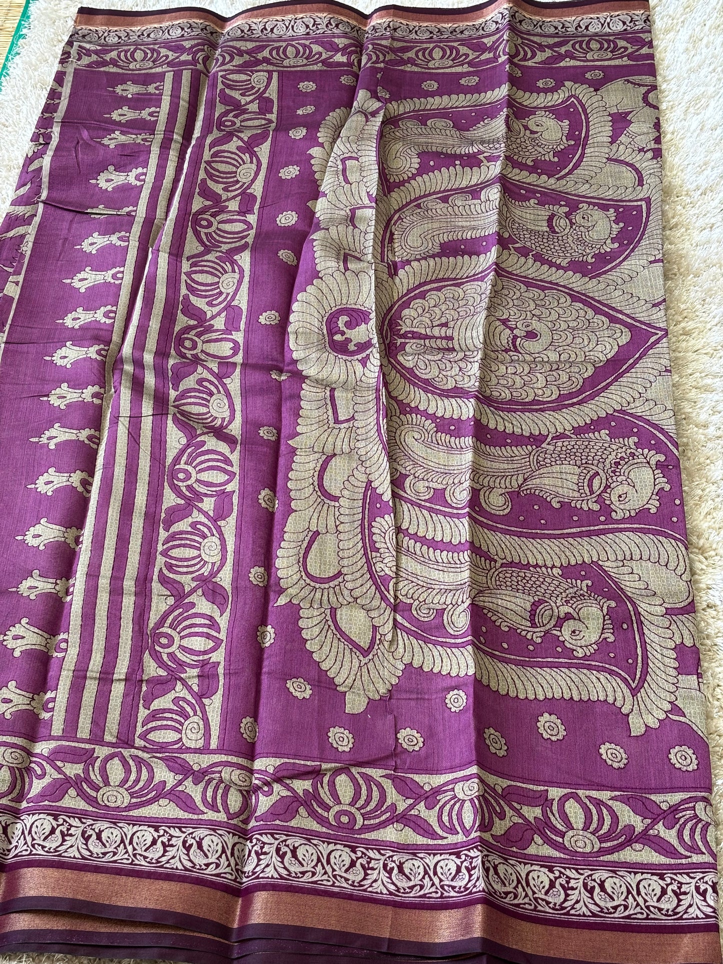 Mashru Silk : Violet - TN030