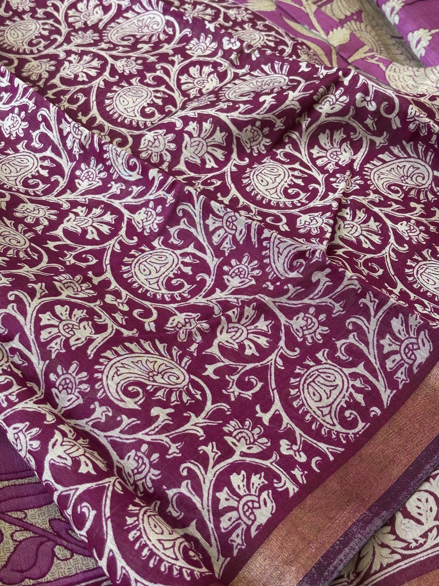 Mashru Silk : Violet - TN030