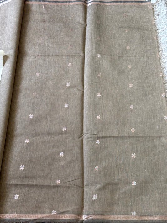 Maheshwari cotton : Grey - TN051