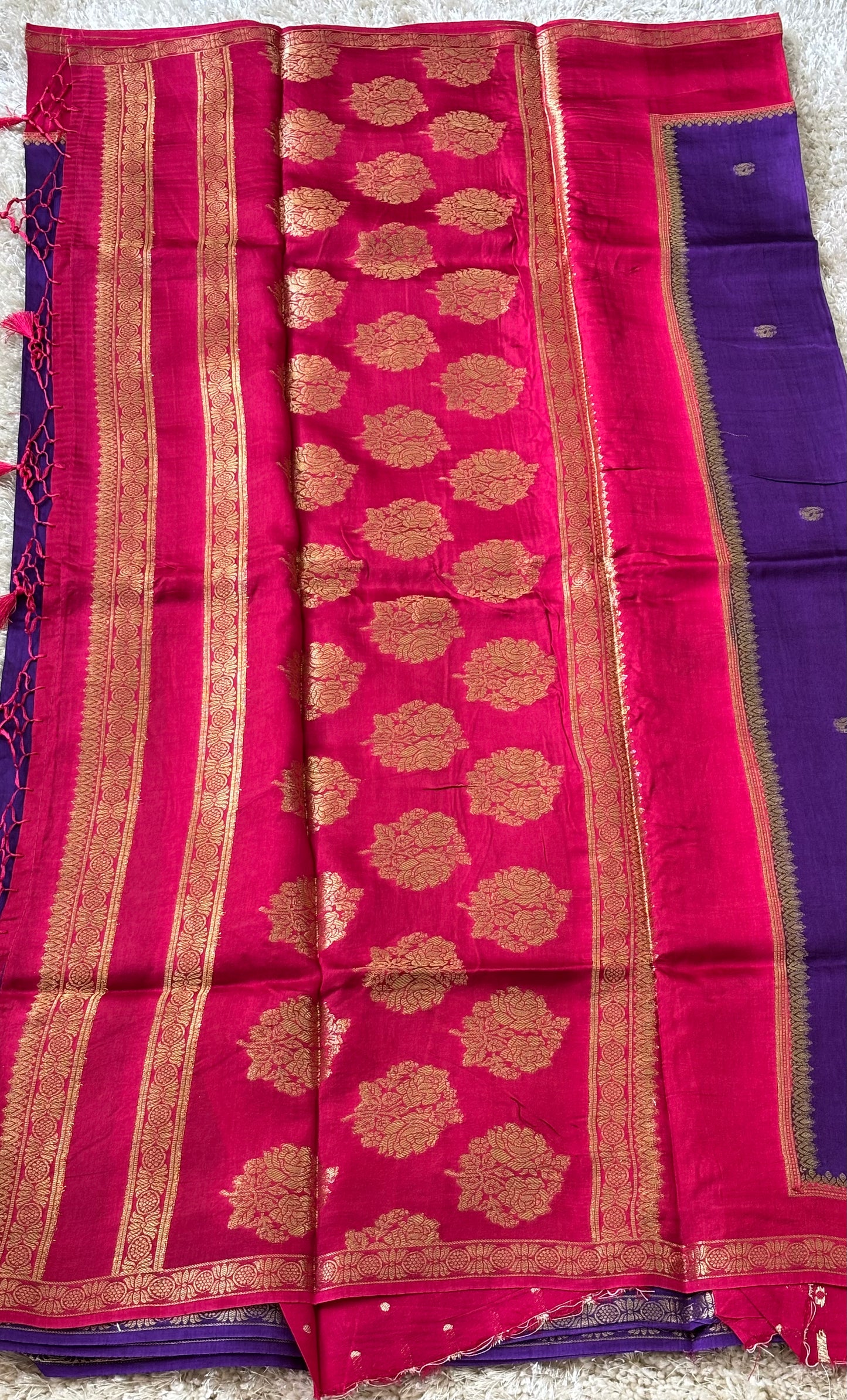 Dola Silk : Purple & Pink - TN054