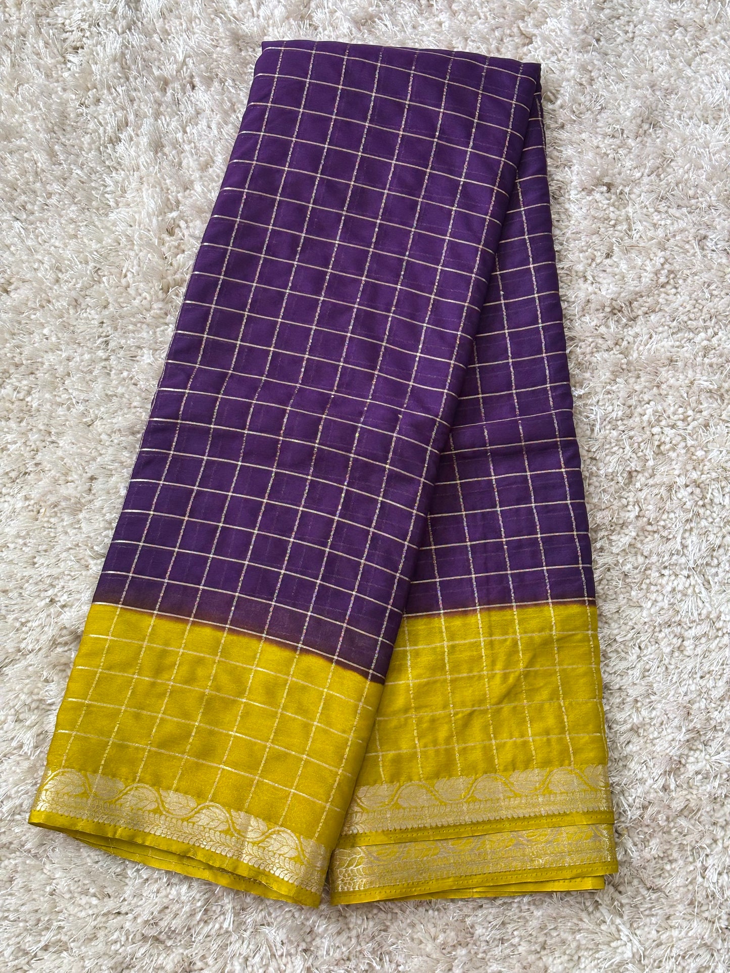 Crepe Georgette : Purple - TN053