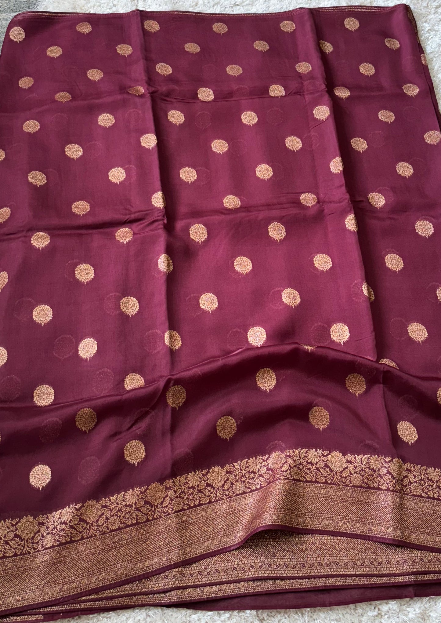 Tissue Banaras : Brown - TN112