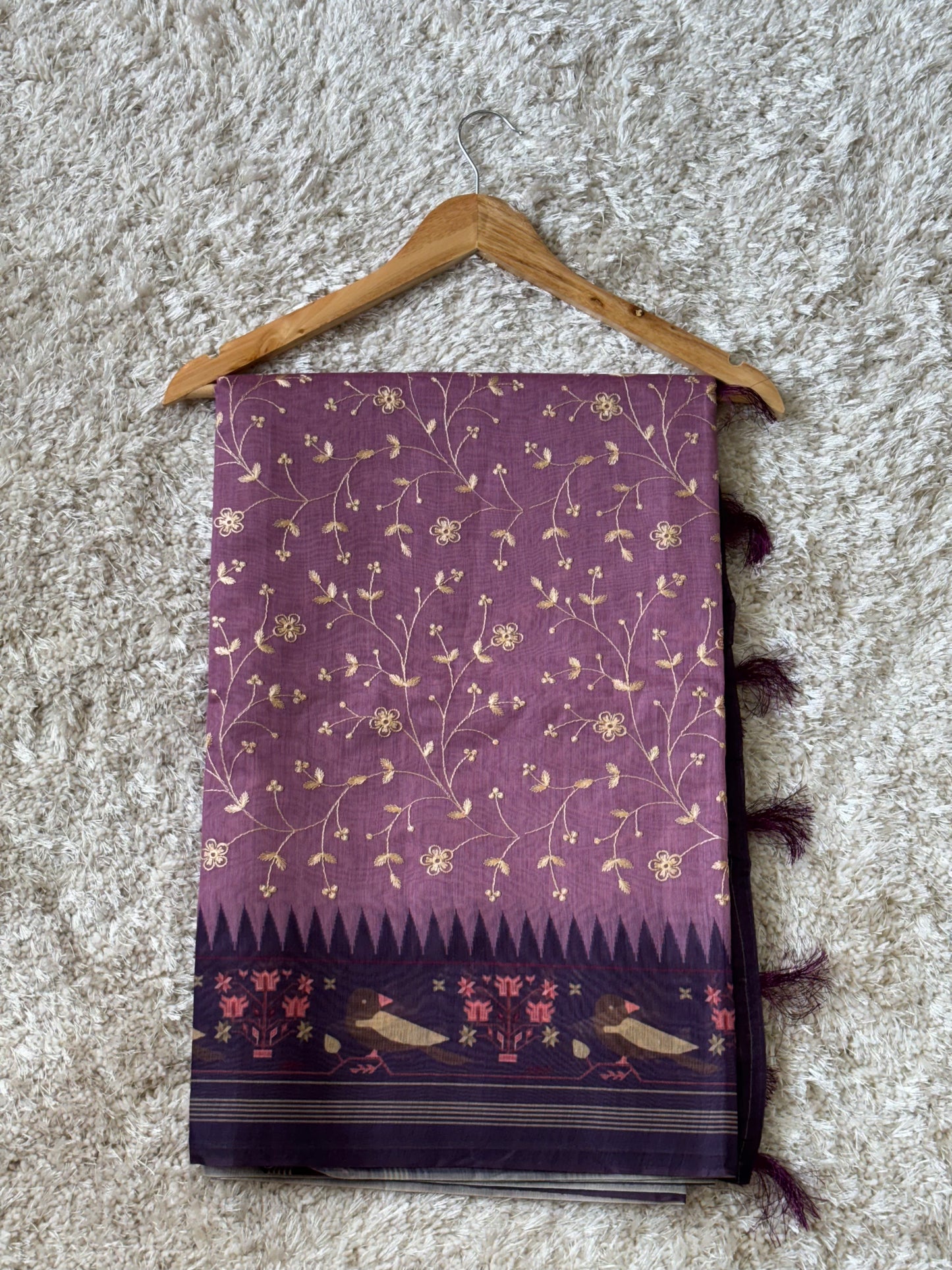 Soft Chanderi : Light Purple - TN115