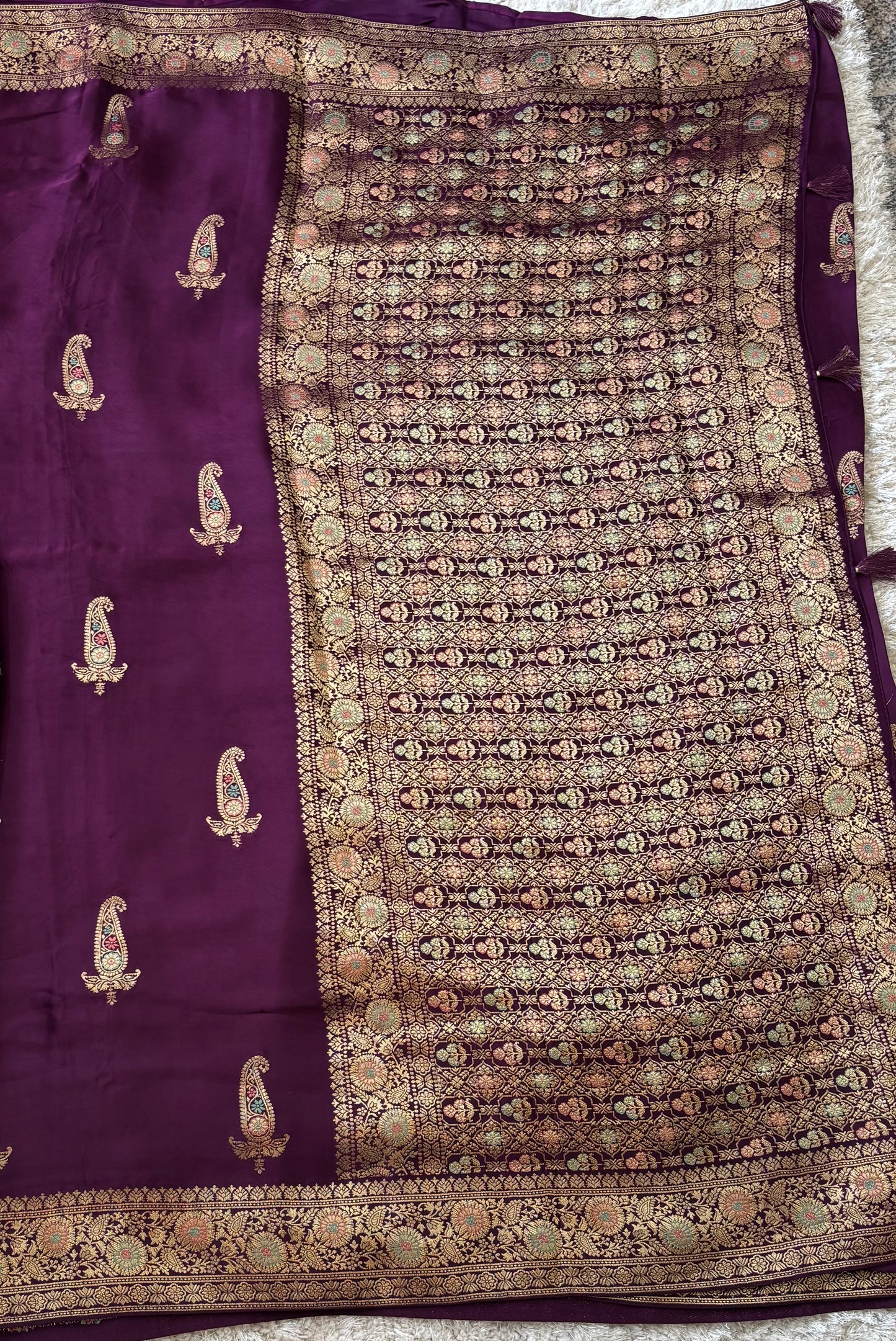 Pure Satin Silk : Deep Wine - TN117