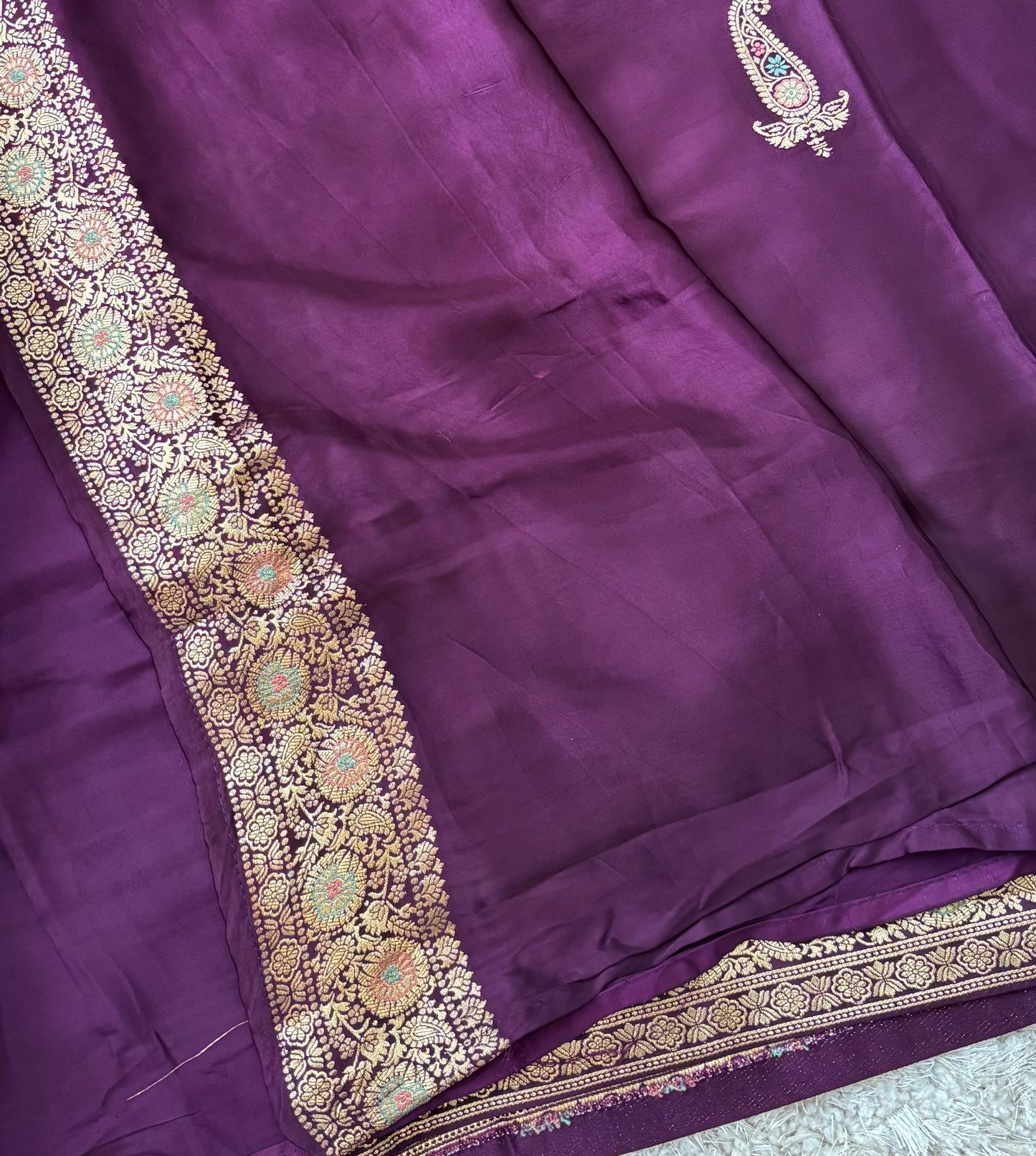 Pure Satin Silk : Deep Wine - TN117