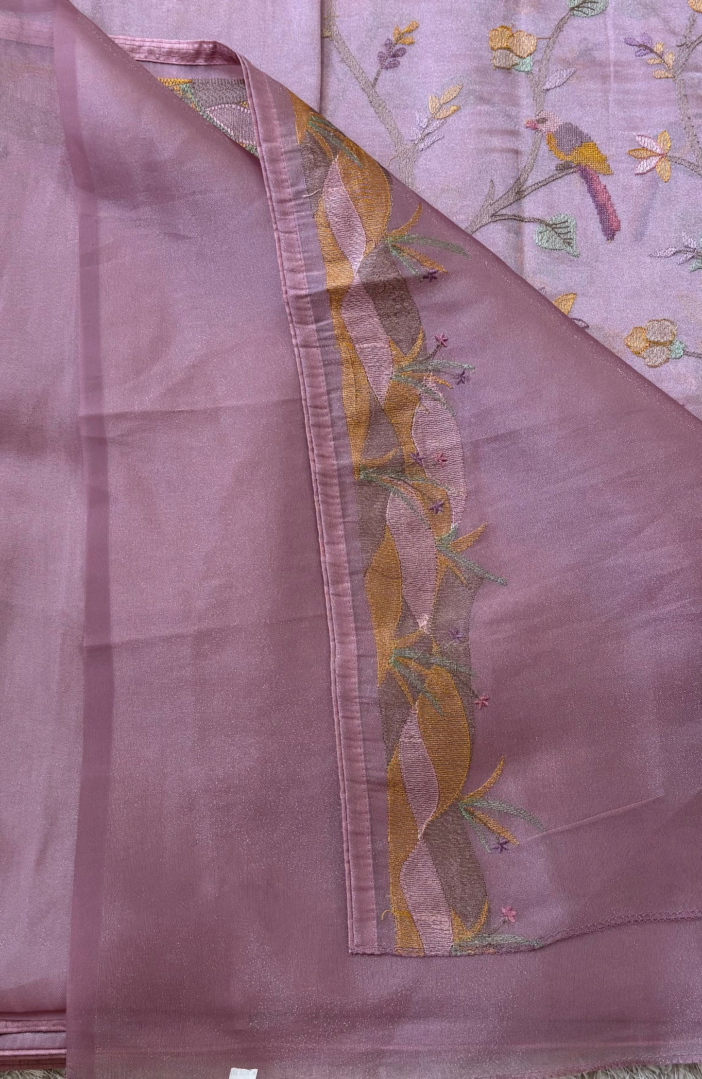 Pure Tissue Saree : Pink - TN122
