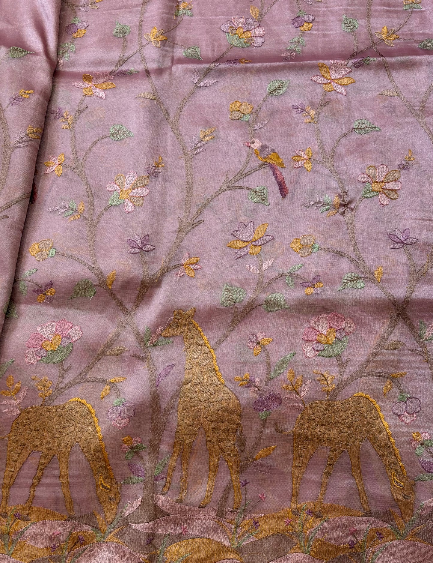 Pure Tissue Saree : Pink - TN122