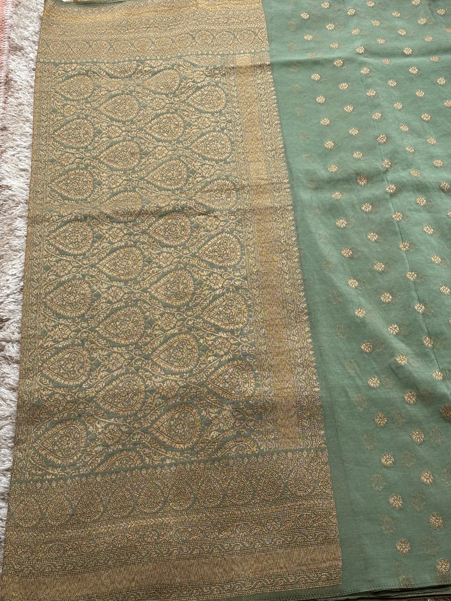 Crepe Georgette : Green - TN138