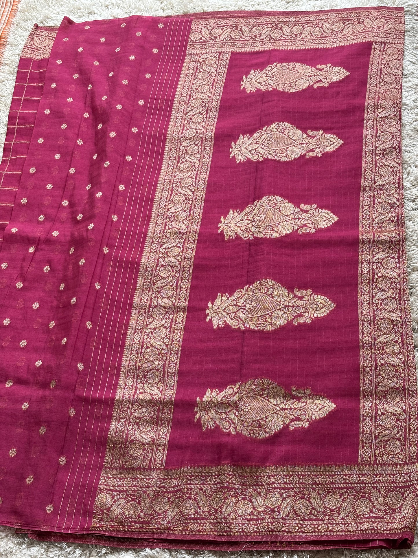 Crepe Georgette : Pink - TN140