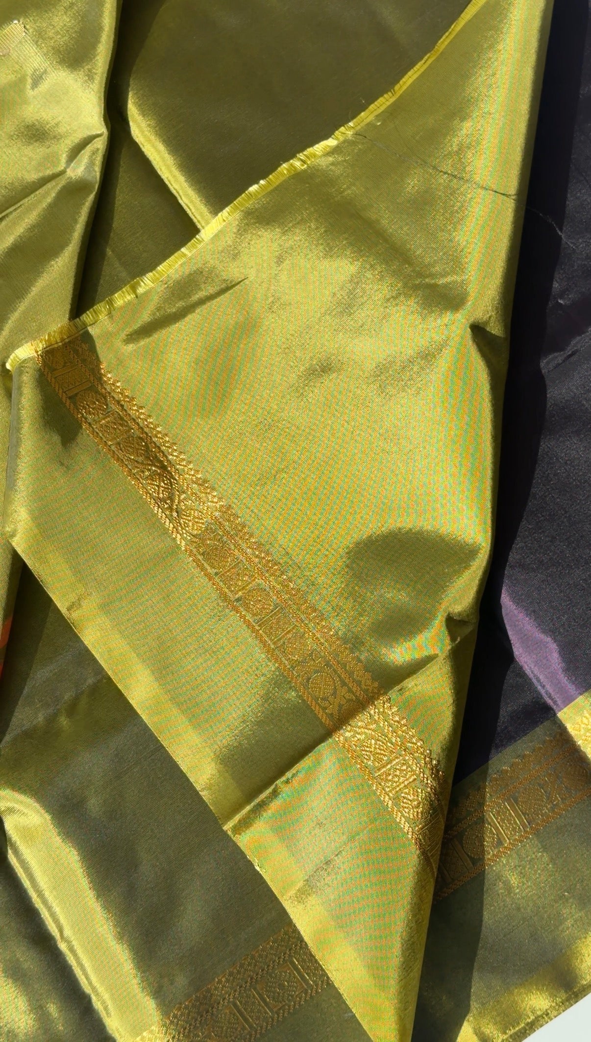 Chinnalampattu saree (Dark blue and green) - TN382