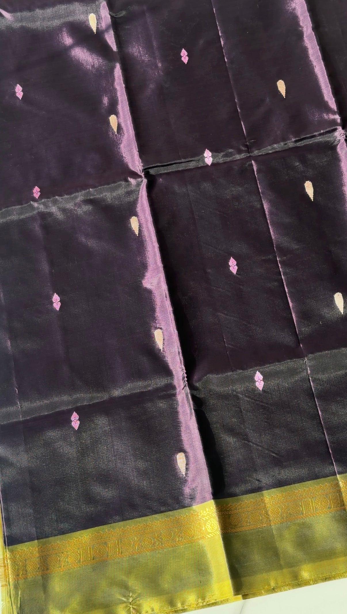 Chinnalampattu saree (Dark blue and green) - TN382