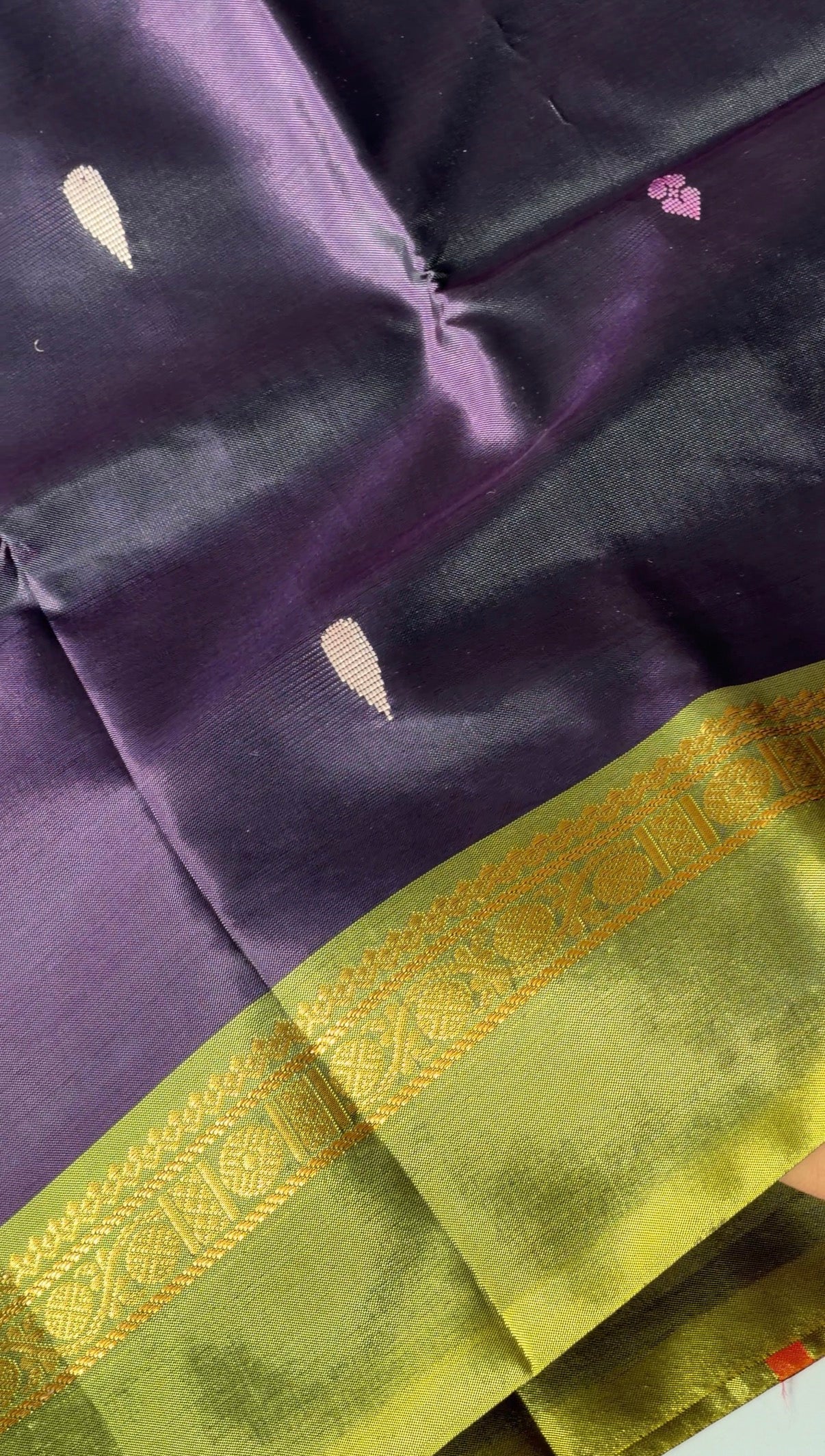 Chinnalampattu saree (Dark blue and green) - TN382