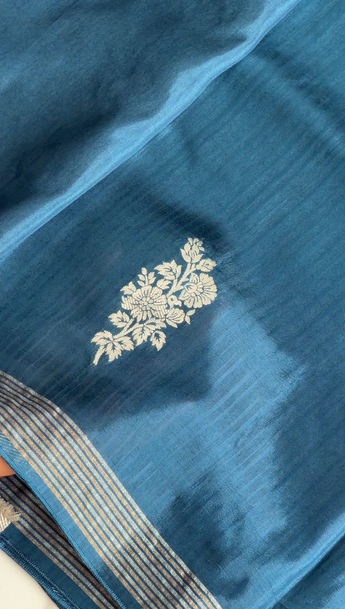 Art silk viscose (Teal) - TN394
