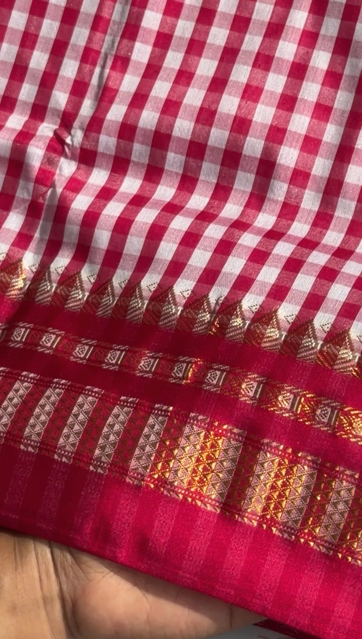 Pink Ilkal Saree - TN438
