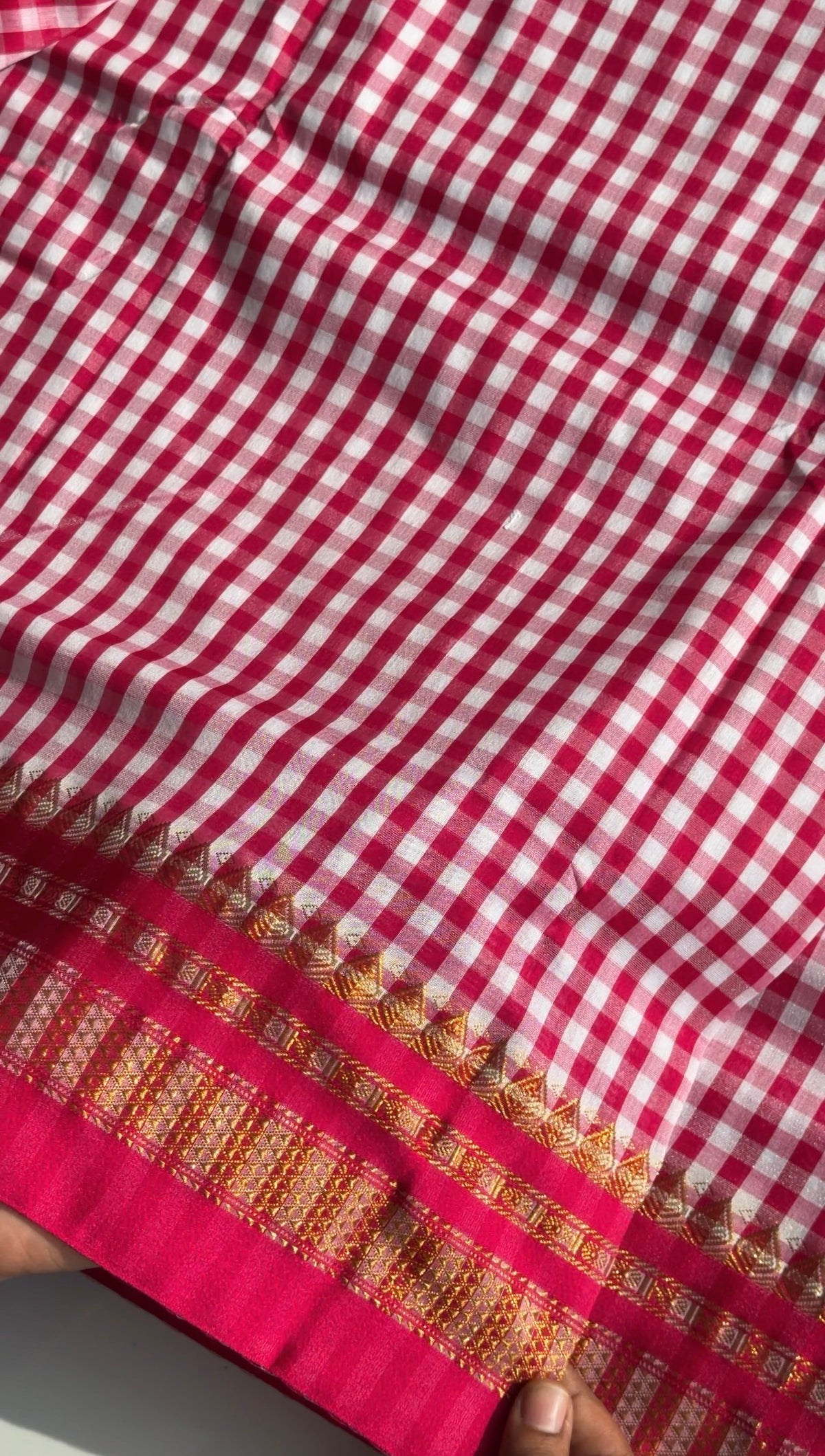 Pink Ilkal Saree - TN438