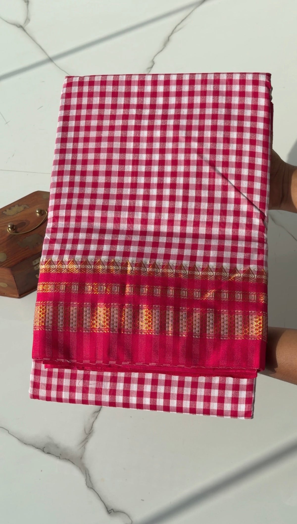 Pink Ilkal Saree - TN438