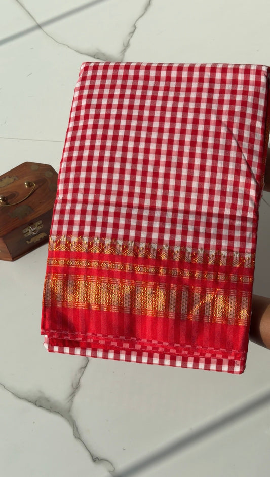 Red Ilkal Saree - TN440