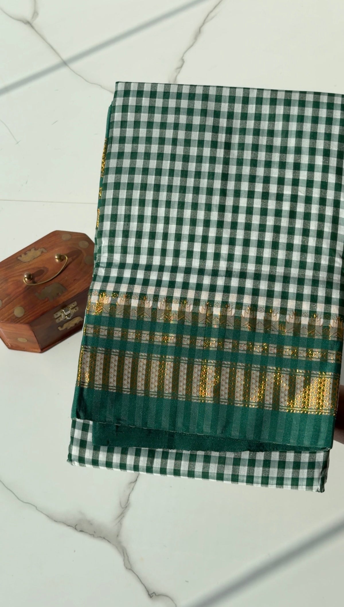 Green Ilkal Saree - TN442