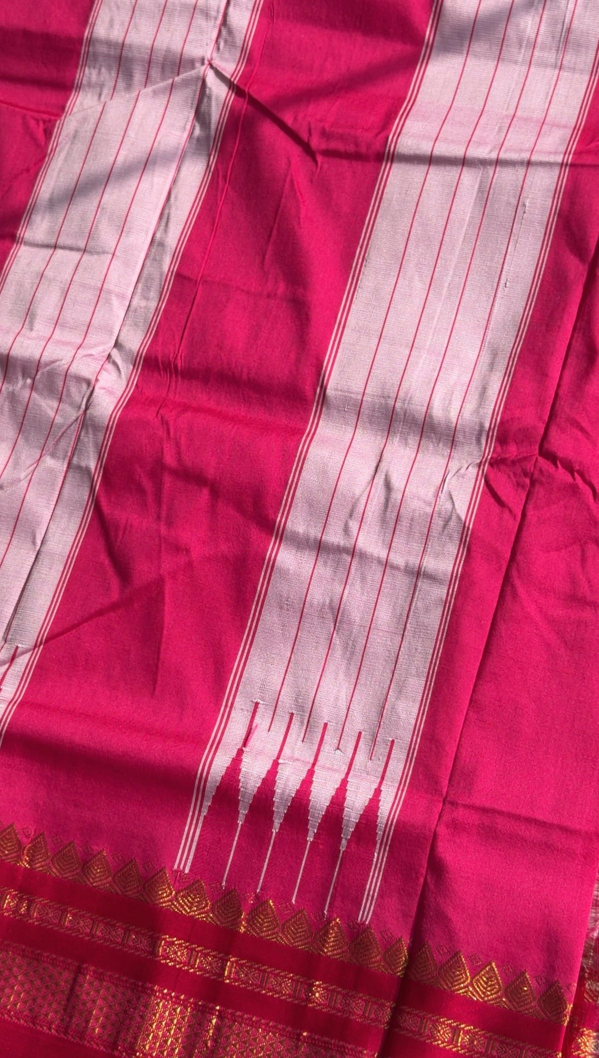 Pink Ilkal Saree - TN438